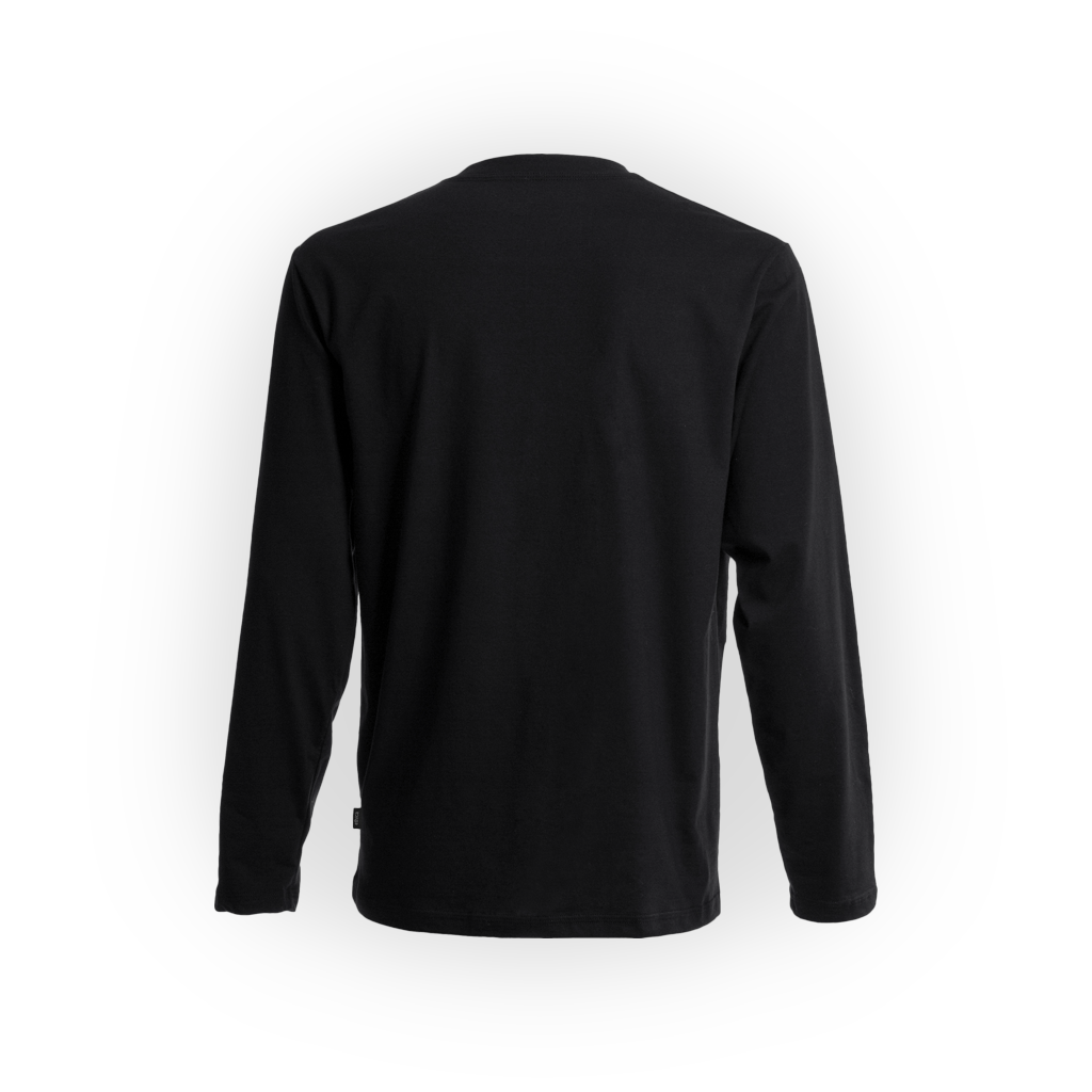 Image du t-shirt manches longues noir They See Me Rollin' de CanEmpire. Ce chandail présentant une illustration suivant la thématique du cannabis est fabriqué au Canada avec un tissu 100% coton biologique!