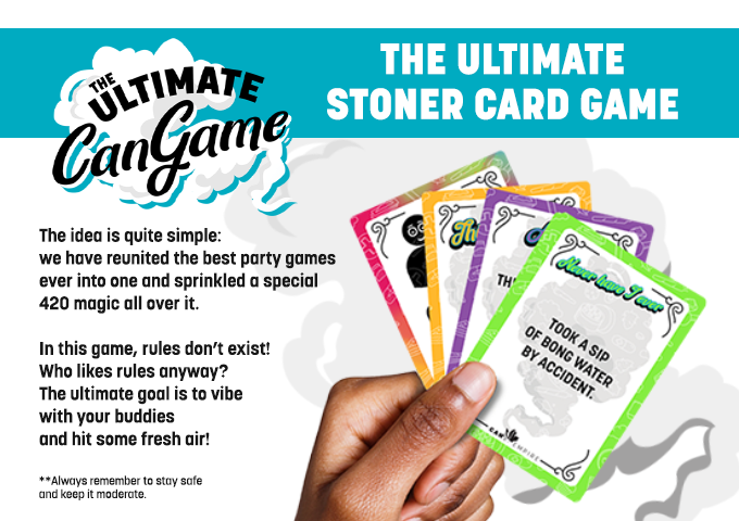 The Ultimate CanGame, 420 party card game by canempire, www.canempire.ca